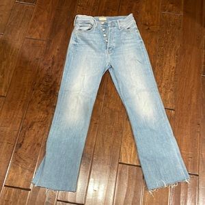 Mother The Tripper Ankle Fray Jeans